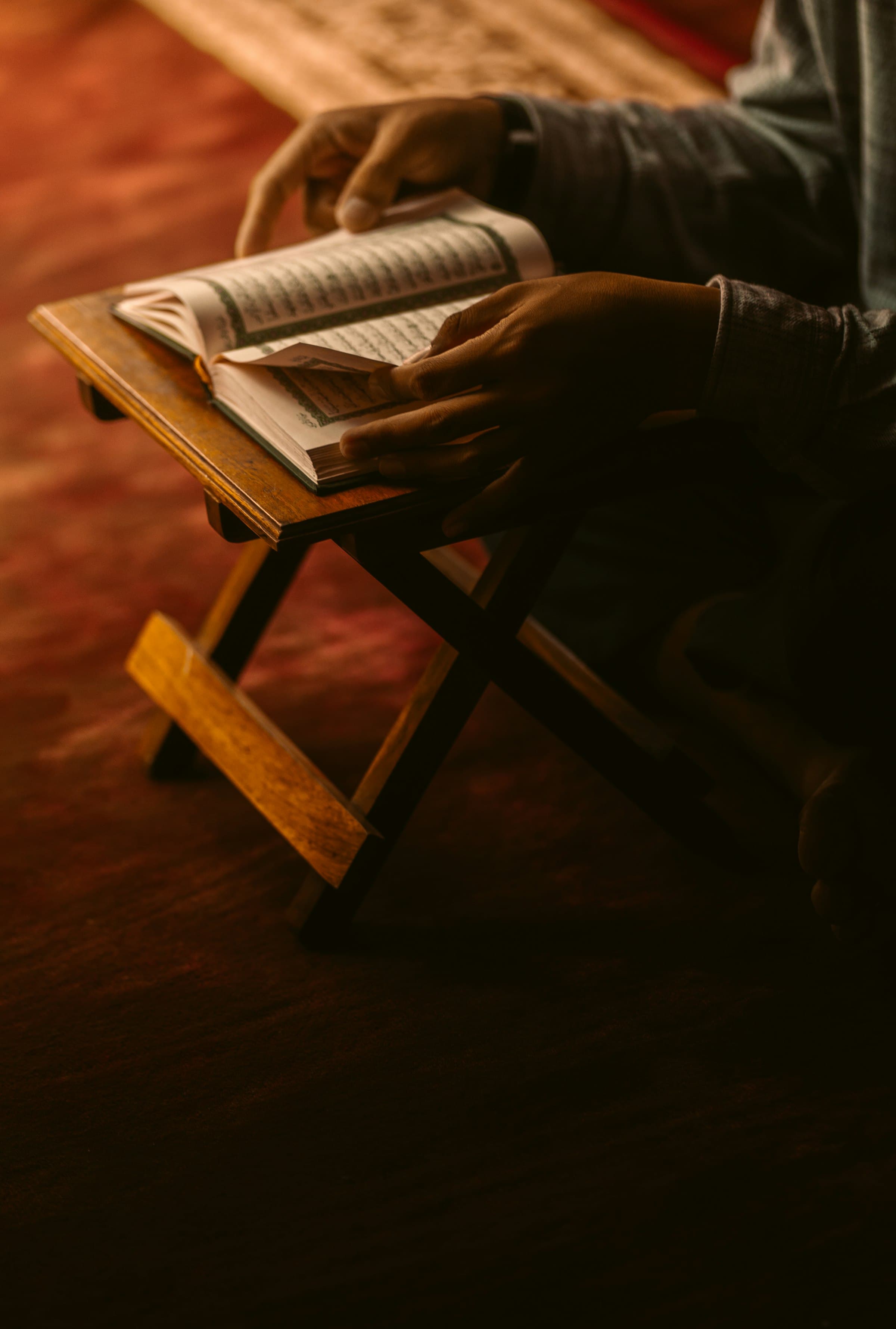 Student Reading Quran